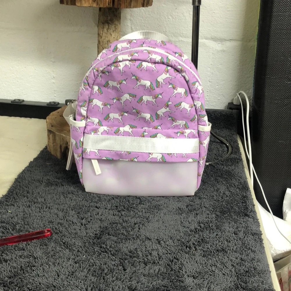 Unicorn backpack great girls bag just 10” tall and 8” wide‎ just the right bag